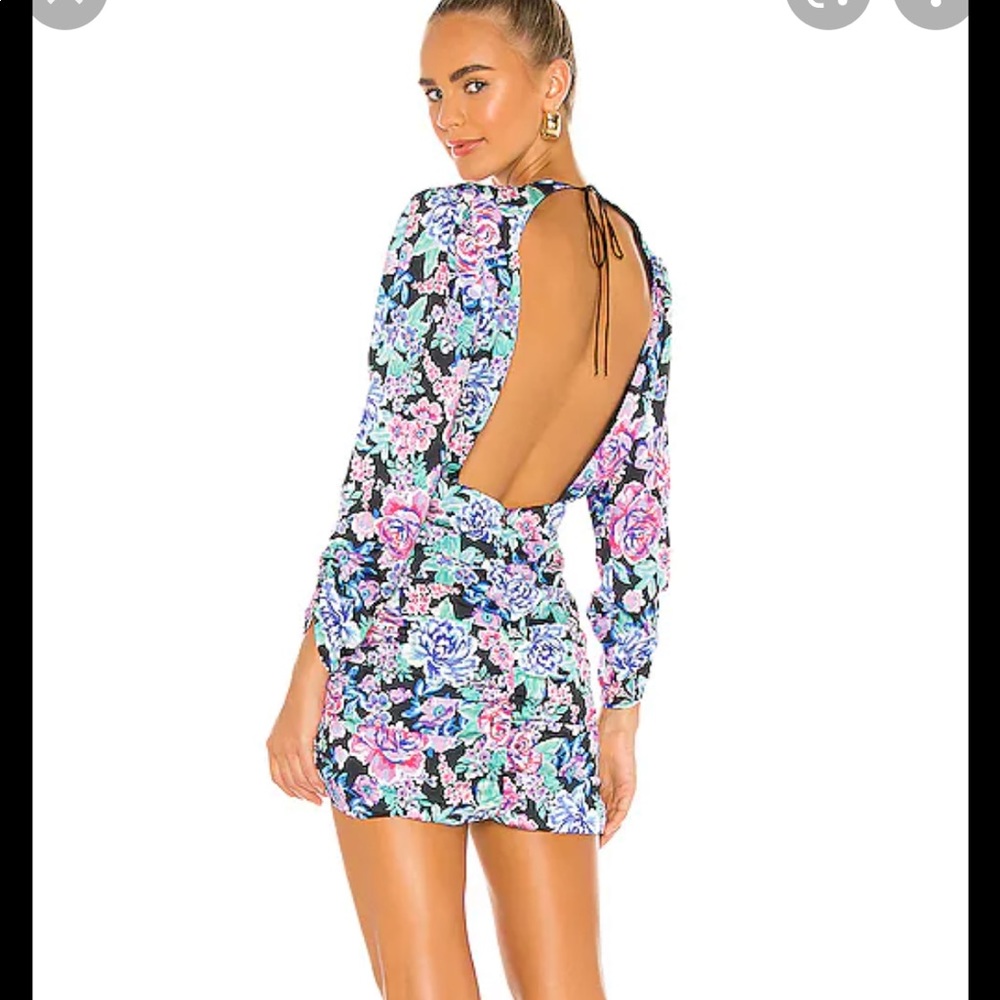 NWT FOR LOVE & LEMONS BRANDY MINI DRESS - AZALEA size small, revolve